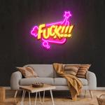 fuck artwork led neon sign light 0