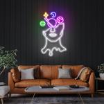 galaxy brain led neon sign light 0