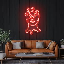 galaxy brain led neon sign light 5