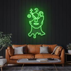 galaxy brain led neon sign light 6