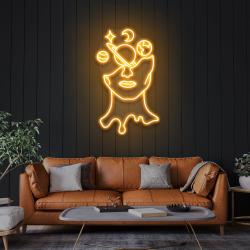 galaxy brain led neon sign light 8