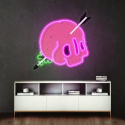 geskulled art work led neon sign light 2