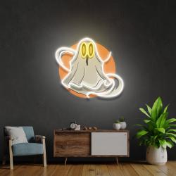 ghost halloween artwork led neon sign light 2