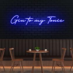 gin to my tonic led neon sign light 1