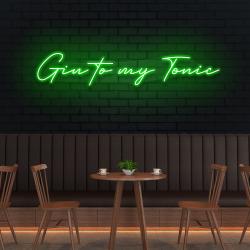 gin to my tonic led neon sign light 2
