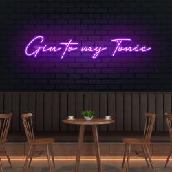 gin to my tonic led neon sign light 5