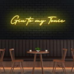 gin to my tonic led neon sign light 8