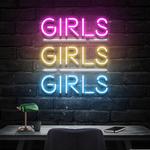girls girls girls led neon sign light 0