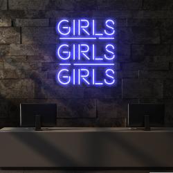 girls girls girls led neon sign light 2