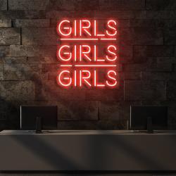 girls girls girls led neon sign light 3