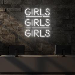 girls girls girls led neon sign light 4