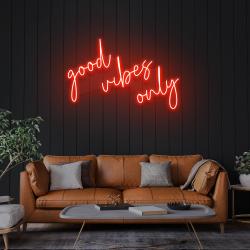 good vibes only 2 led neon sign light 6