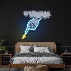 hand artwork led neon sign light 1