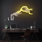 hand couple artwork led neon sign light 0