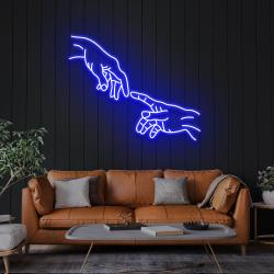 hand of god led neon sign light 2