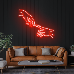 hand of god led neon sign light 7