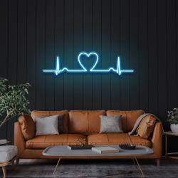 heart beat led neon sign light 3