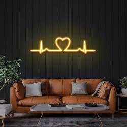 heart beat led neon sign light 4