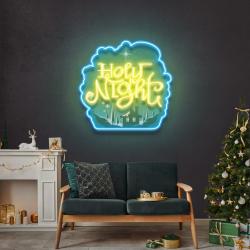 holy night xmas led neon sign light 1