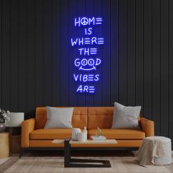 home is where the good vibes are led neon sign light 1
