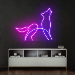 Howling Dog Led Neon Sign Light