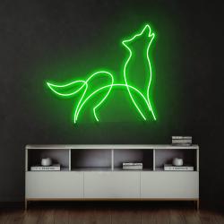 howling dog led neon sign light 2