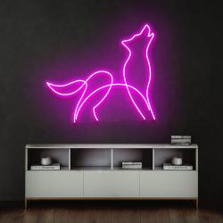 howling dog led neon sign light 5