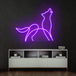howling dog led neon sign light 6