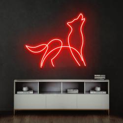howling dog led neon sign light 7