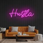 hustla led neon sign light 0