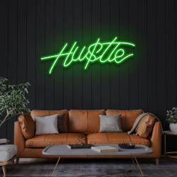 hustle led neon sign light 4