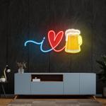 i love beer artwork led neon sign light 0