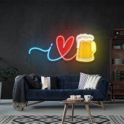 i love beer artwork led neon sign light 1