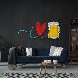 i love beer artwork led neon sign light 3