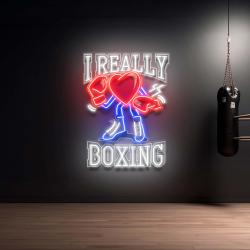 i really love boxing neon wall artwork led neon sign light 2