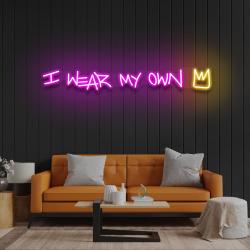 i wear my own multi color led neon sign light 1