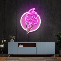 ice cream cartoon cute artwork led neon sign light 1