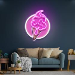 ice cream cartoon cute artwork led neon sign light 2