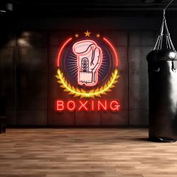 iconic boxing led neon sign artwork for gyms 1