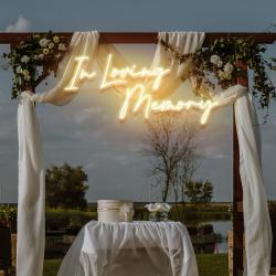 in loving memory led neon sign light neon light sign for wedding 7