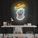 into face neon artwork led neon sign light 0