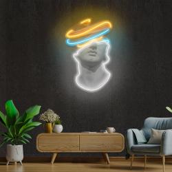 into face neon artwork led neon sign light 3