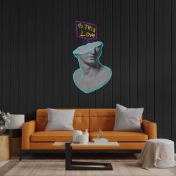 is this love led neon acrylic artwork led neon sign light 3