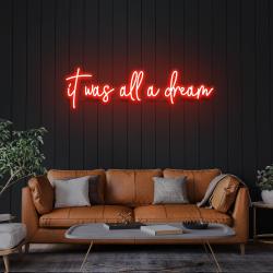 it was all a dream 1 led neon sign light 3
