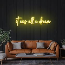 it was all a dream 1 led neon sign light 8