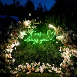 it was always you 2 led neon sign light 2