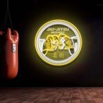 jiu jitsu respect logo artwork led neon sign light 0