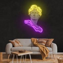 julius caesar neon artwork led neon sign light 1