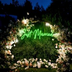 just married led neon sign light 2