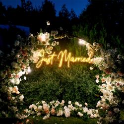 just married led neon sign light 4